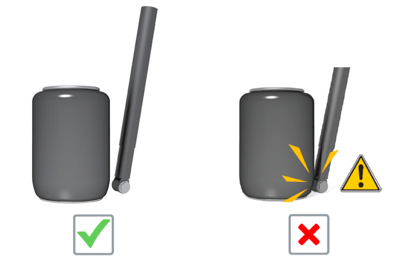Schéma comparatif du contact avec les autres pièces